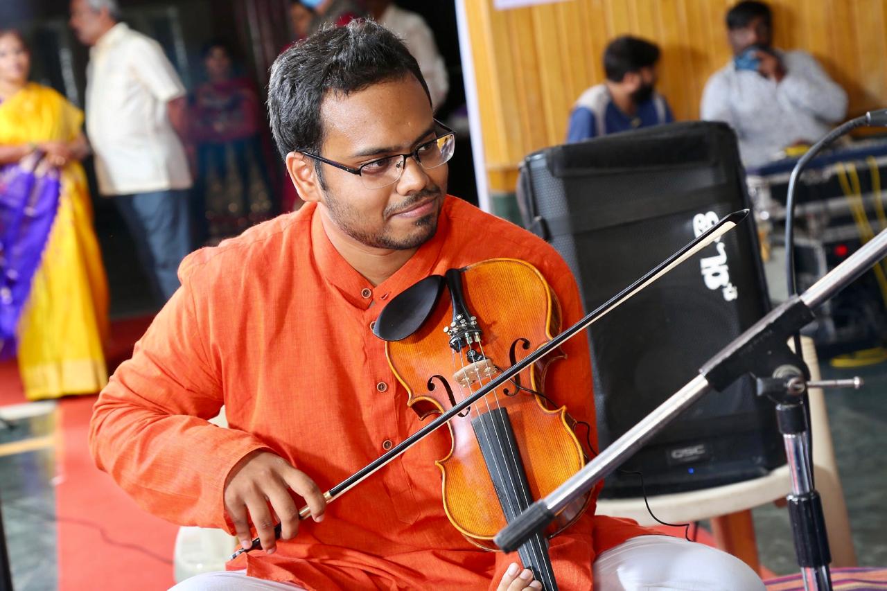 Performing in Bengaluru, India