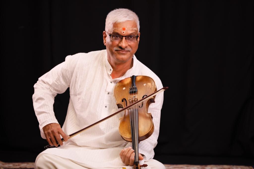 Vid. N N Ganesh Kumar with the Violin