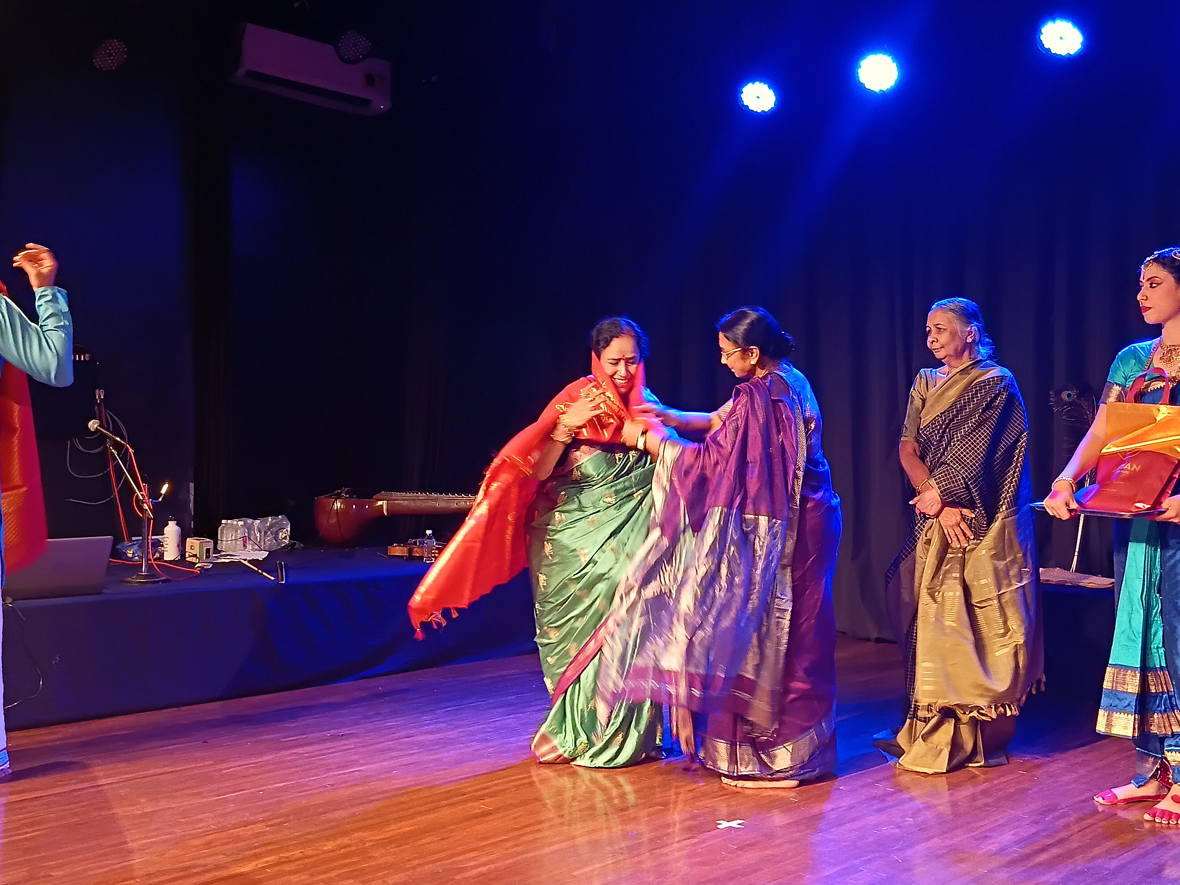Recently honored at Indian Institute of world culture.